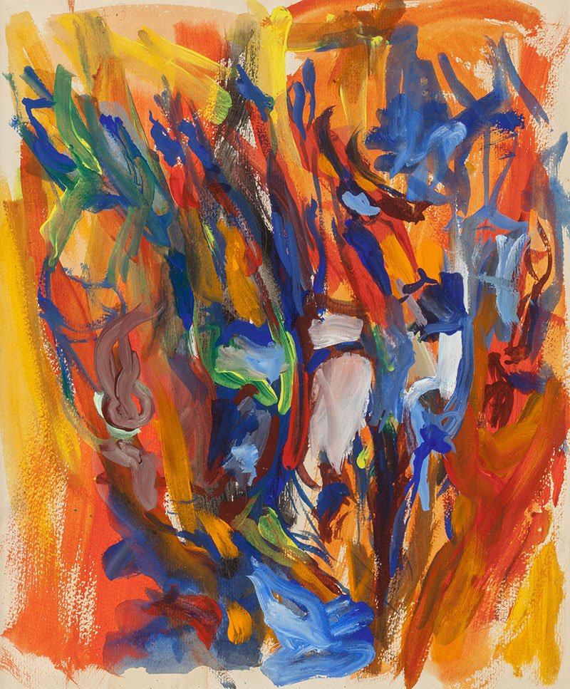 kooning basketball painting