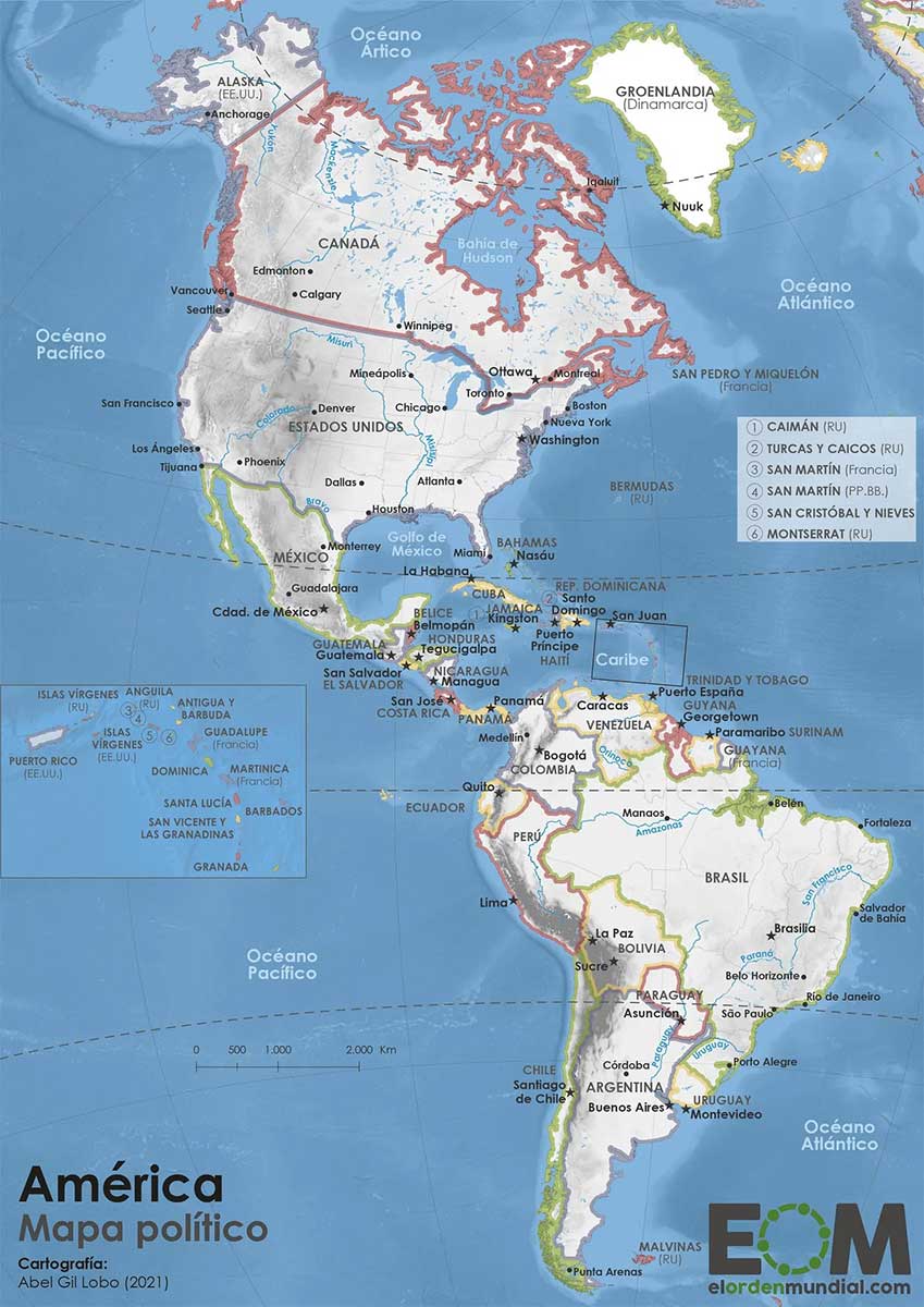 map america spanish