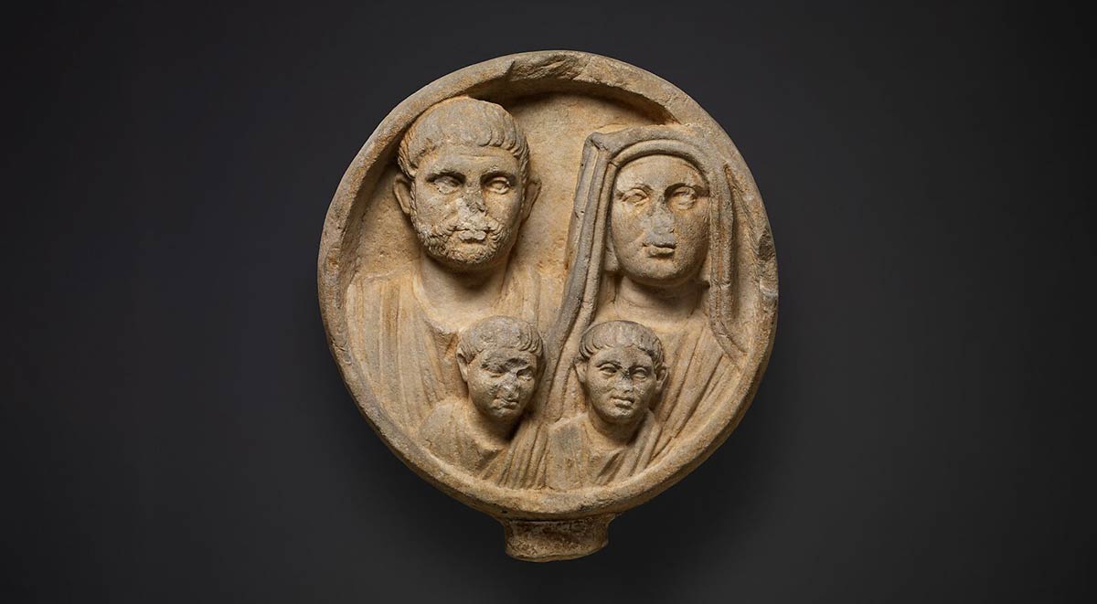 marble funerary relief roman metmuseum 2nd century