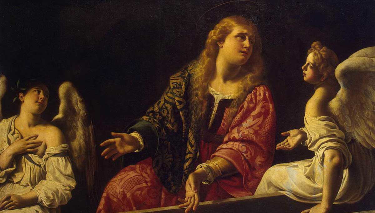 mary magdalene at tomb