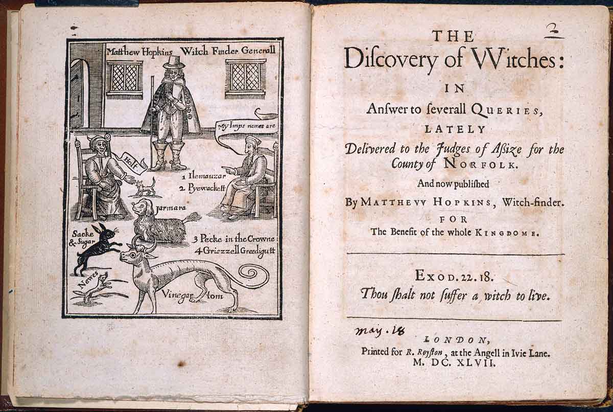 matthew hopkins witchfinding england