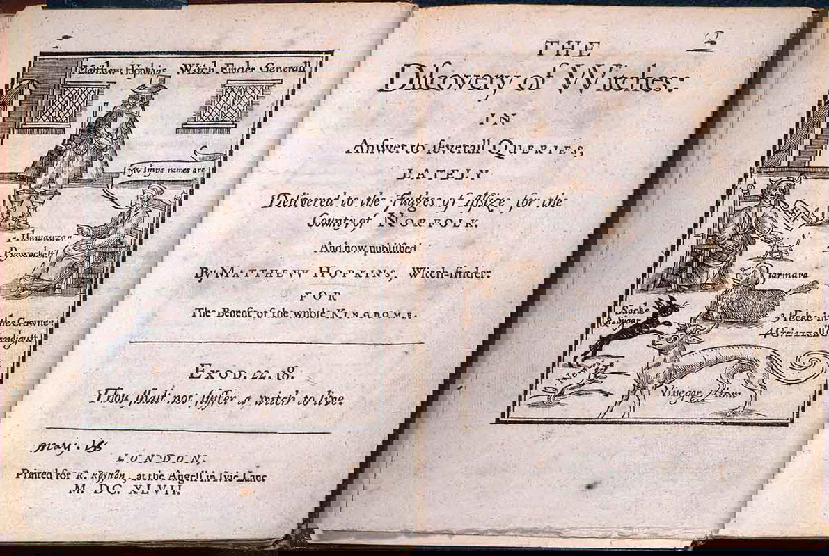 matthew hopkins witchfinding england