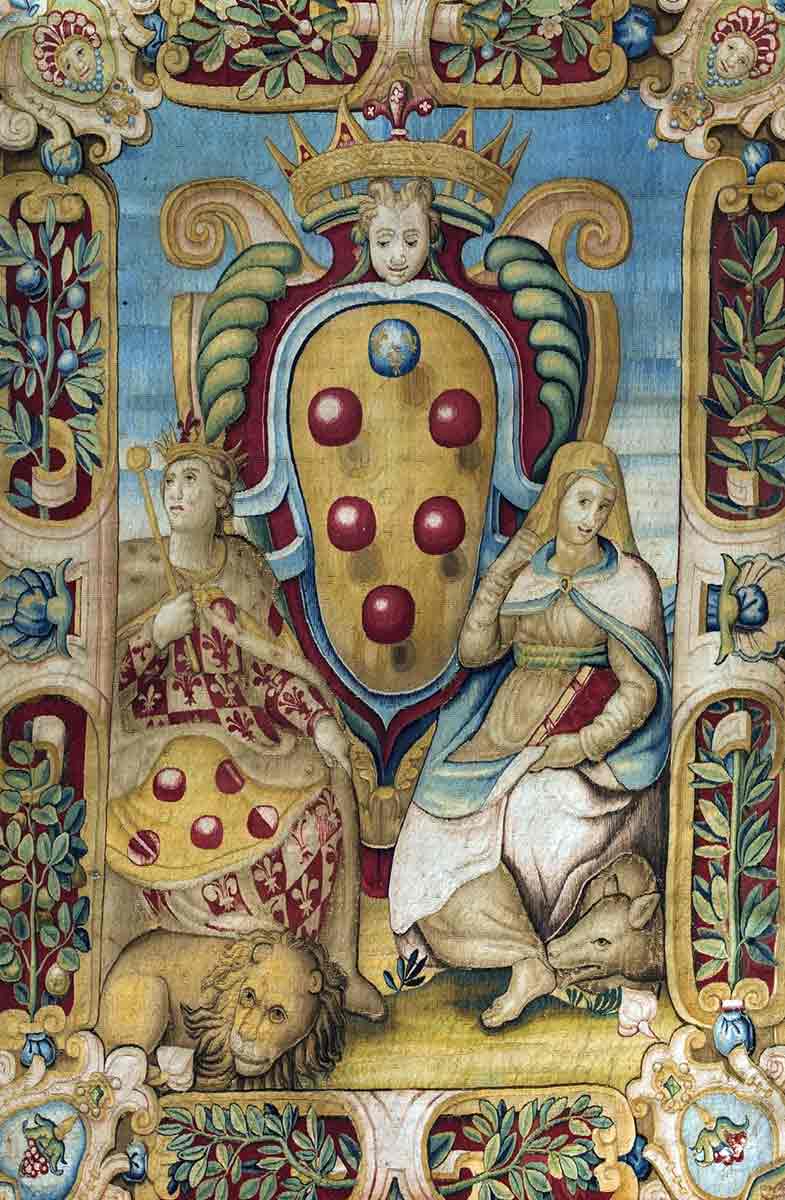 medici crest tapestry