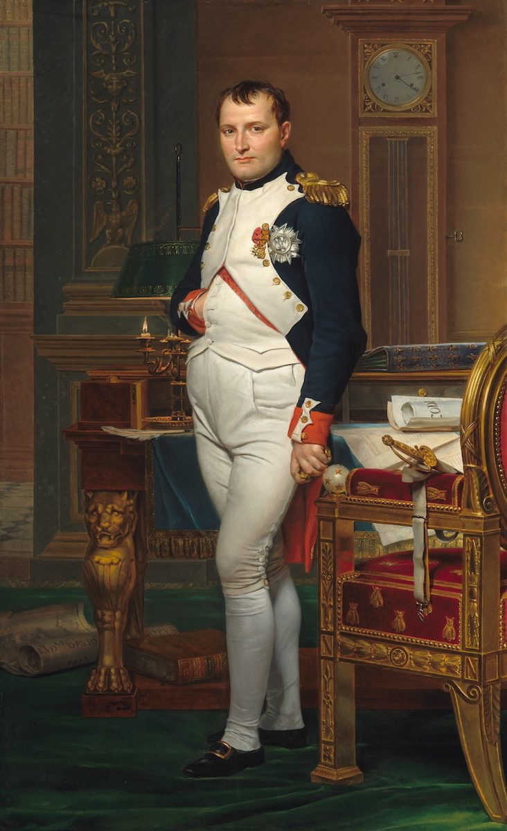 David portrait of Emperor Napoleon Bonaparte