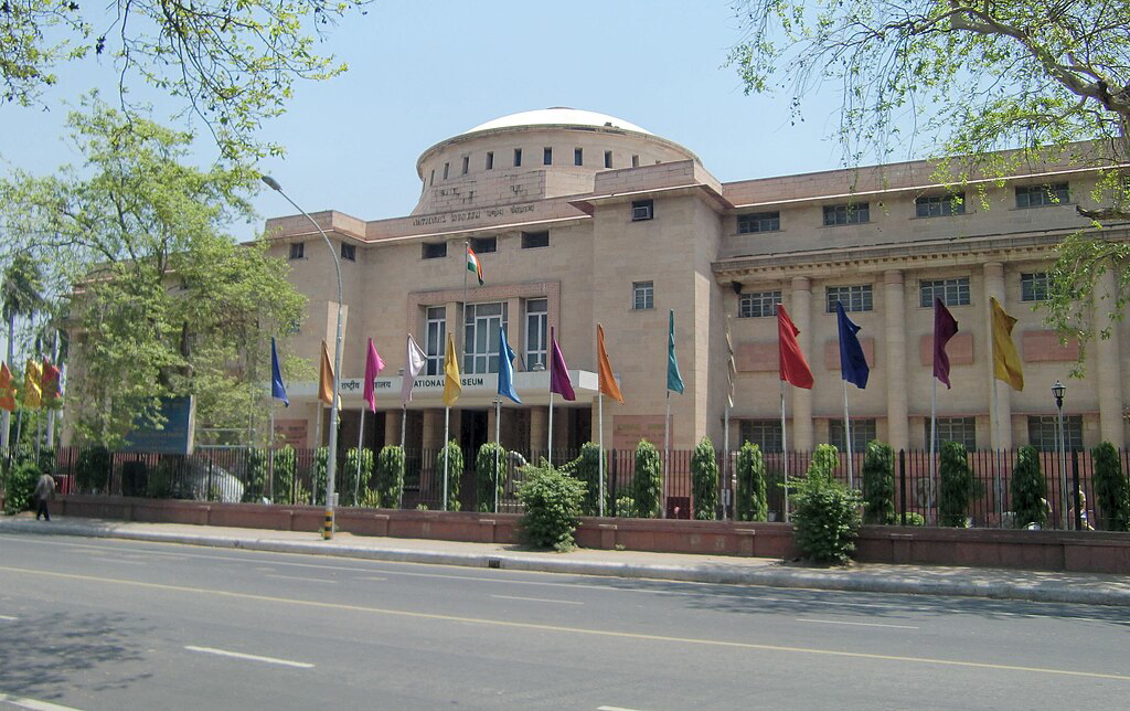Exterior of the National Museum of India, New Delhi.