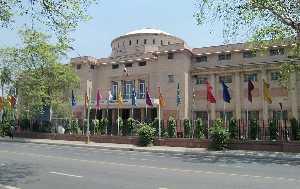 Exterior of the National Museum of India, New Delhi.