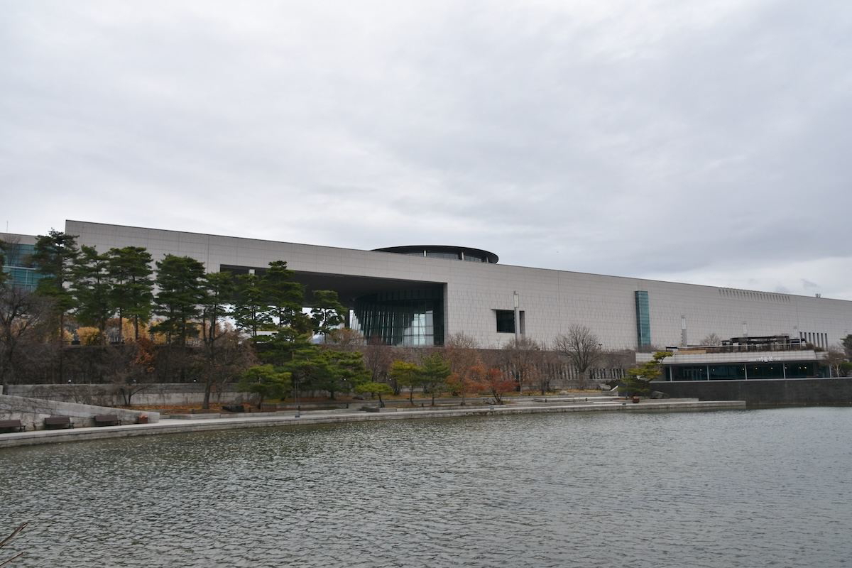 Exterior of the National Museum of Korea, Seoul.