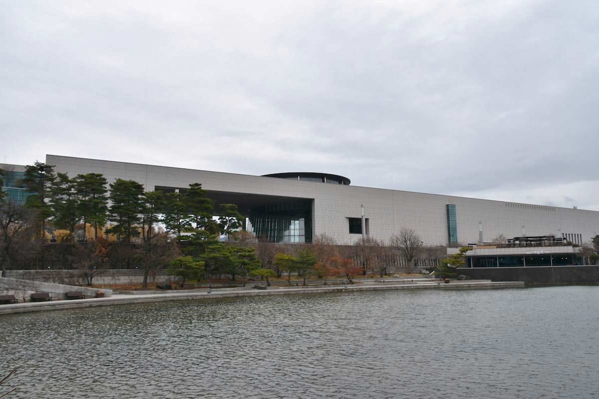 Exterior of the National Museum of Korea, Seoul.