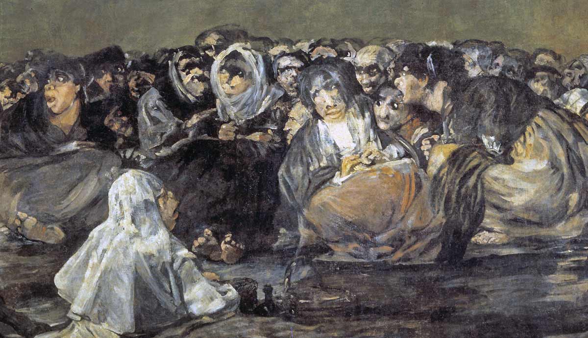 painting by Francisco Goya witches sabbath