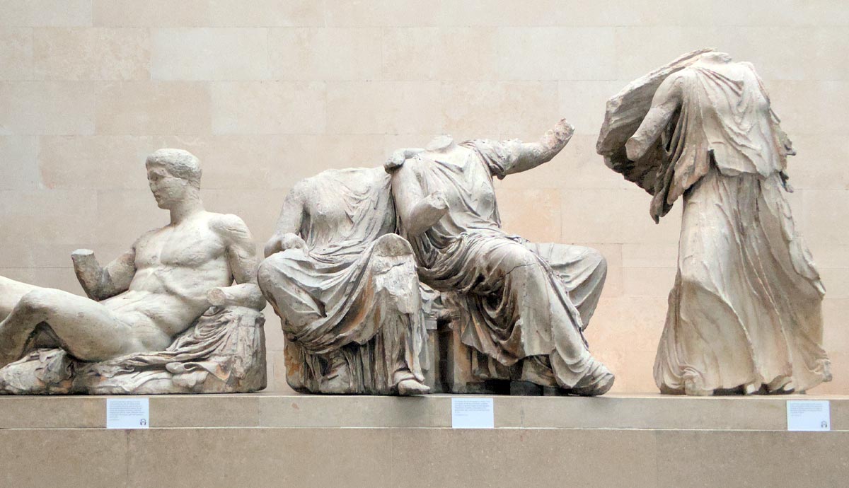 A section of the Parthenon Marbles in the British Museum