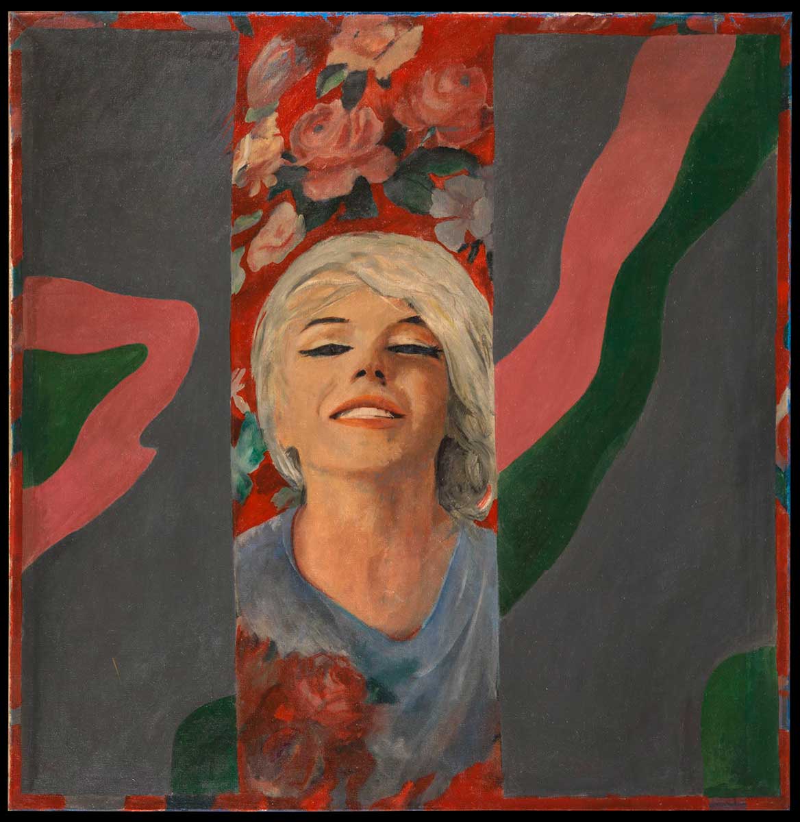 pauline boty colour her gone painting