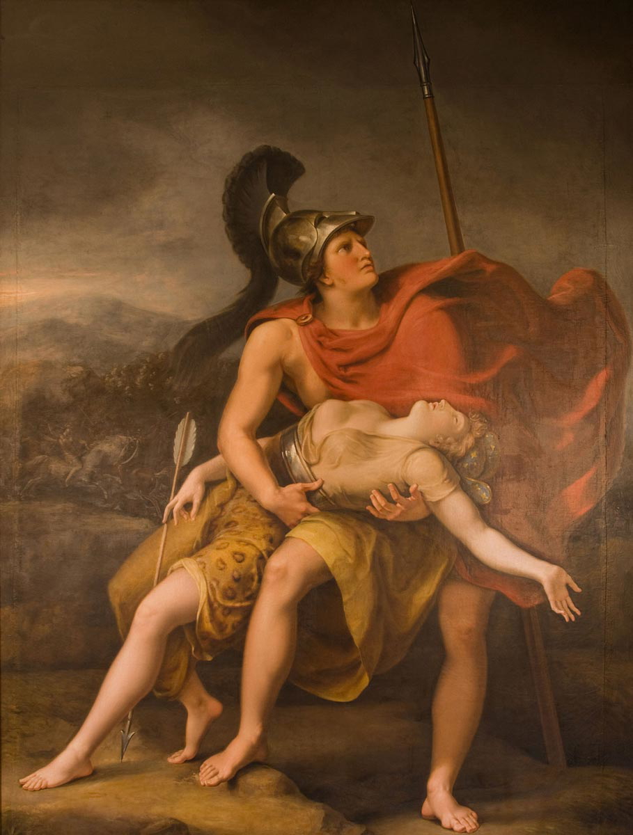 penthesilea dying