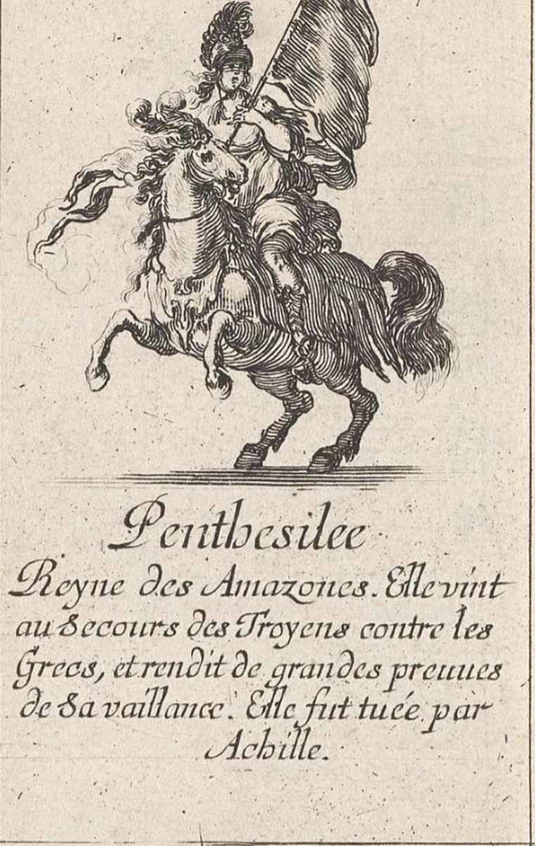 penthesilea horseback