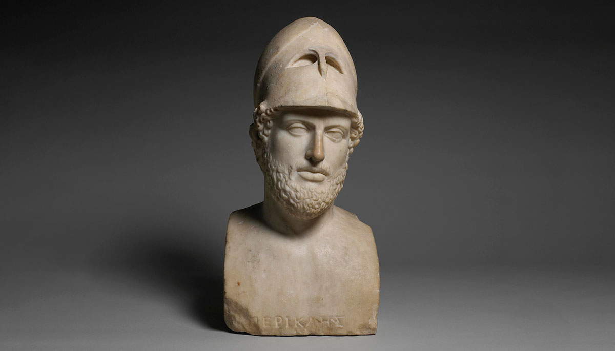 pericles marble bust roman