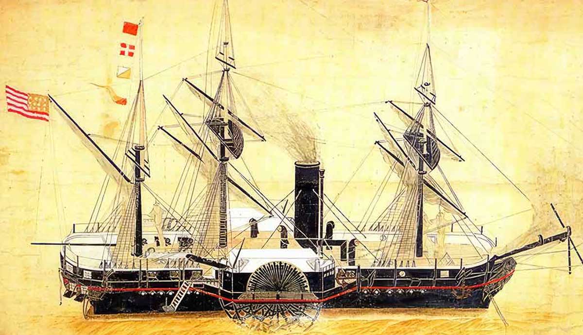 perry flagship powhatten japan