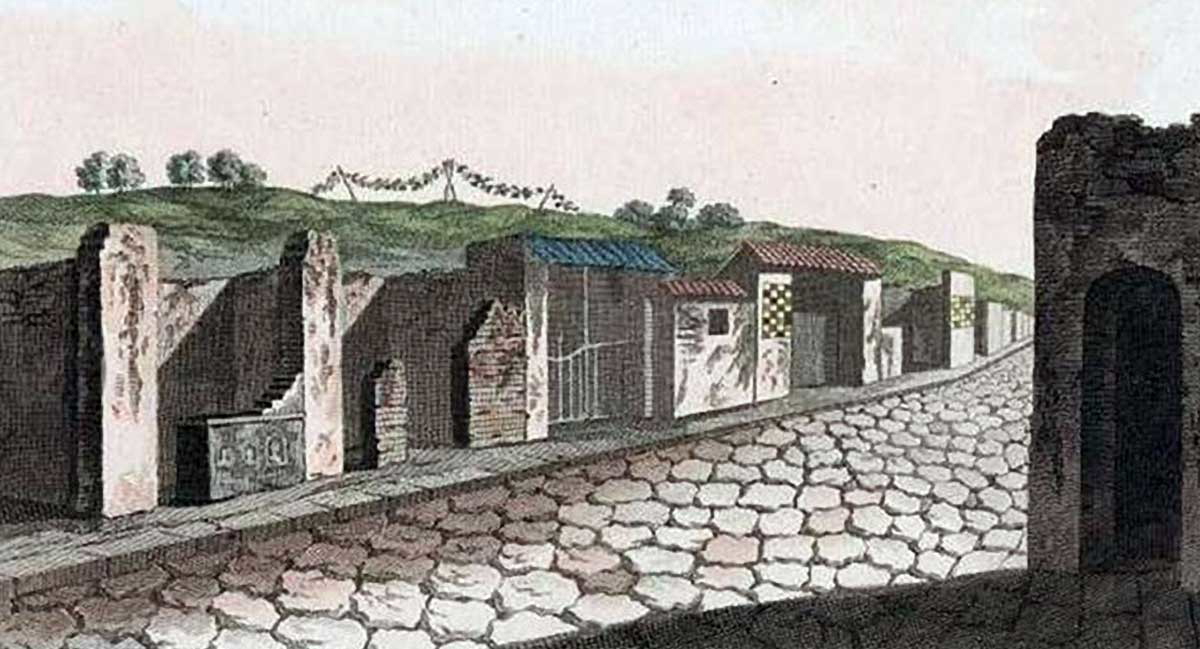 pompeii street roman roads