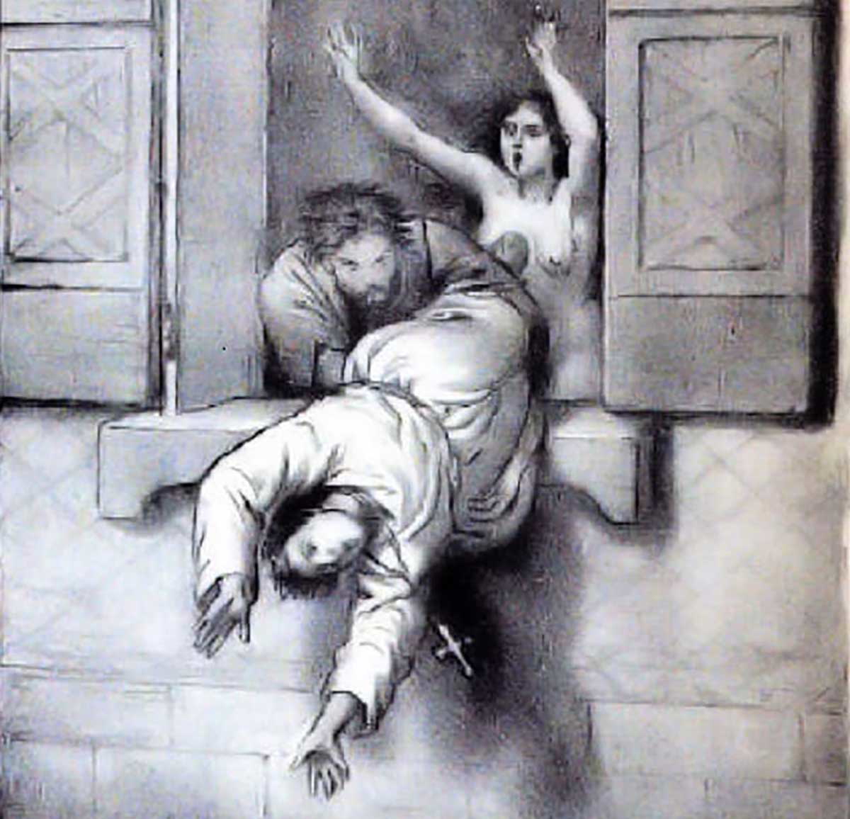 pope john xii thrown from window