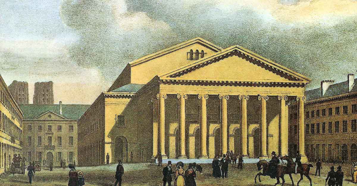 postcard royal theater la monnaie