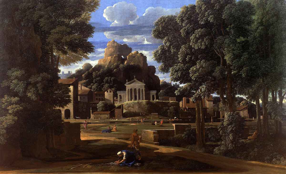 poussin landscape phocion