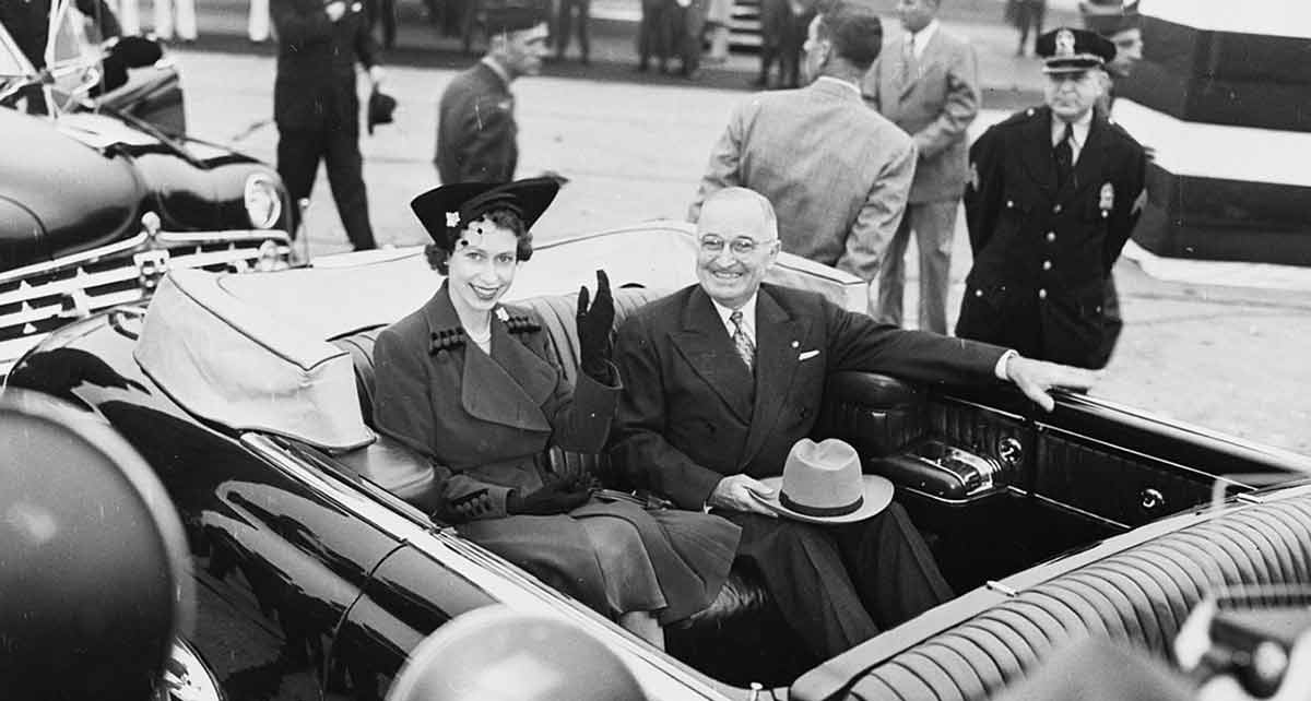queen elizabeth harry truman