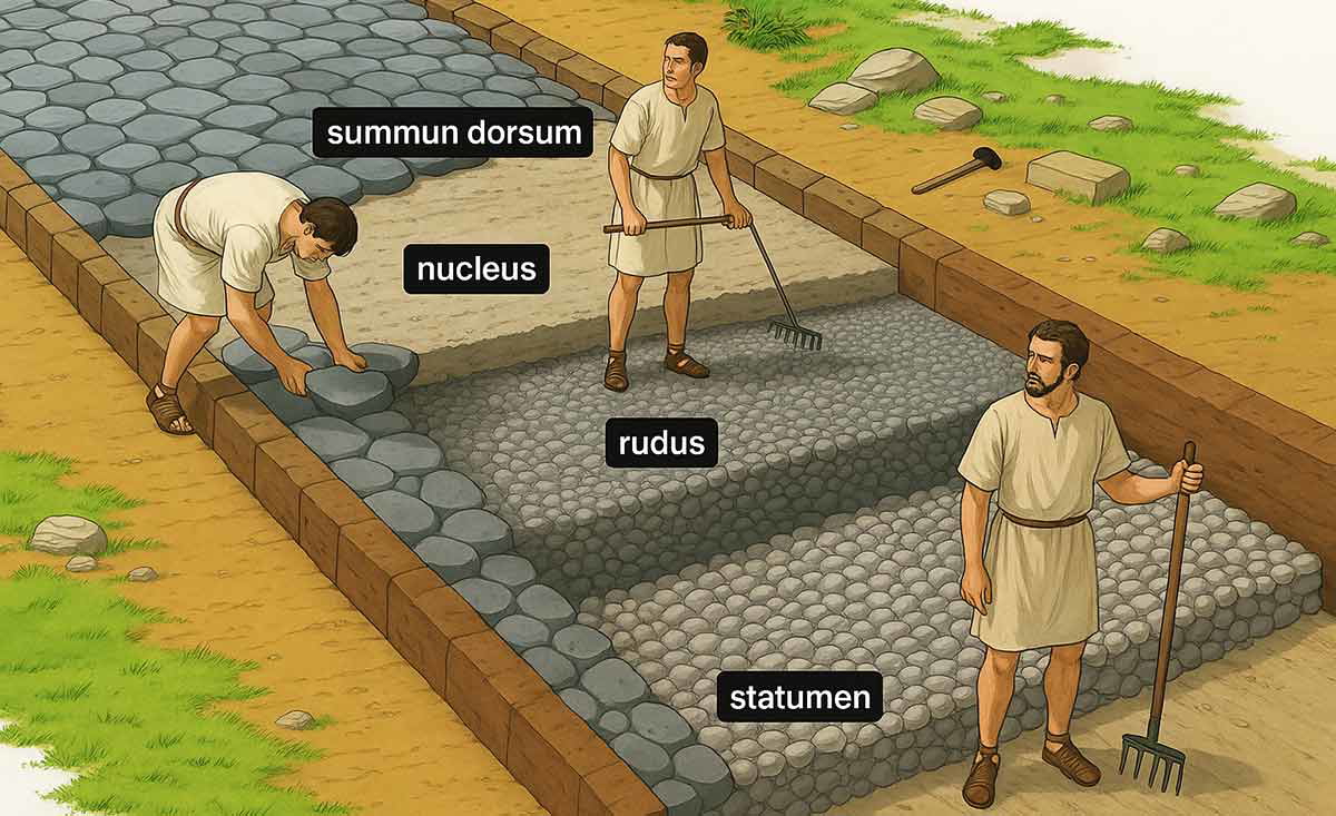 roman road layers
