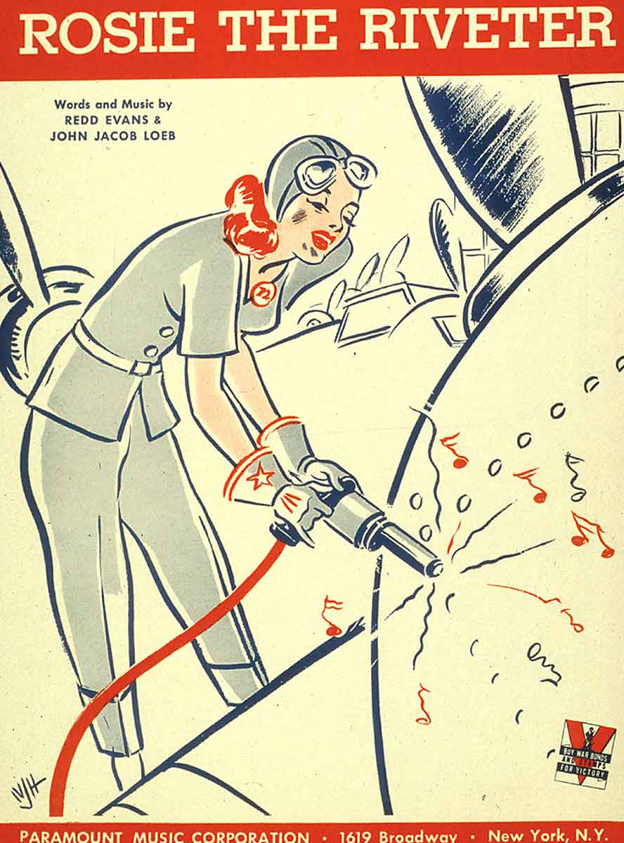 rosie the riveter song sheet music