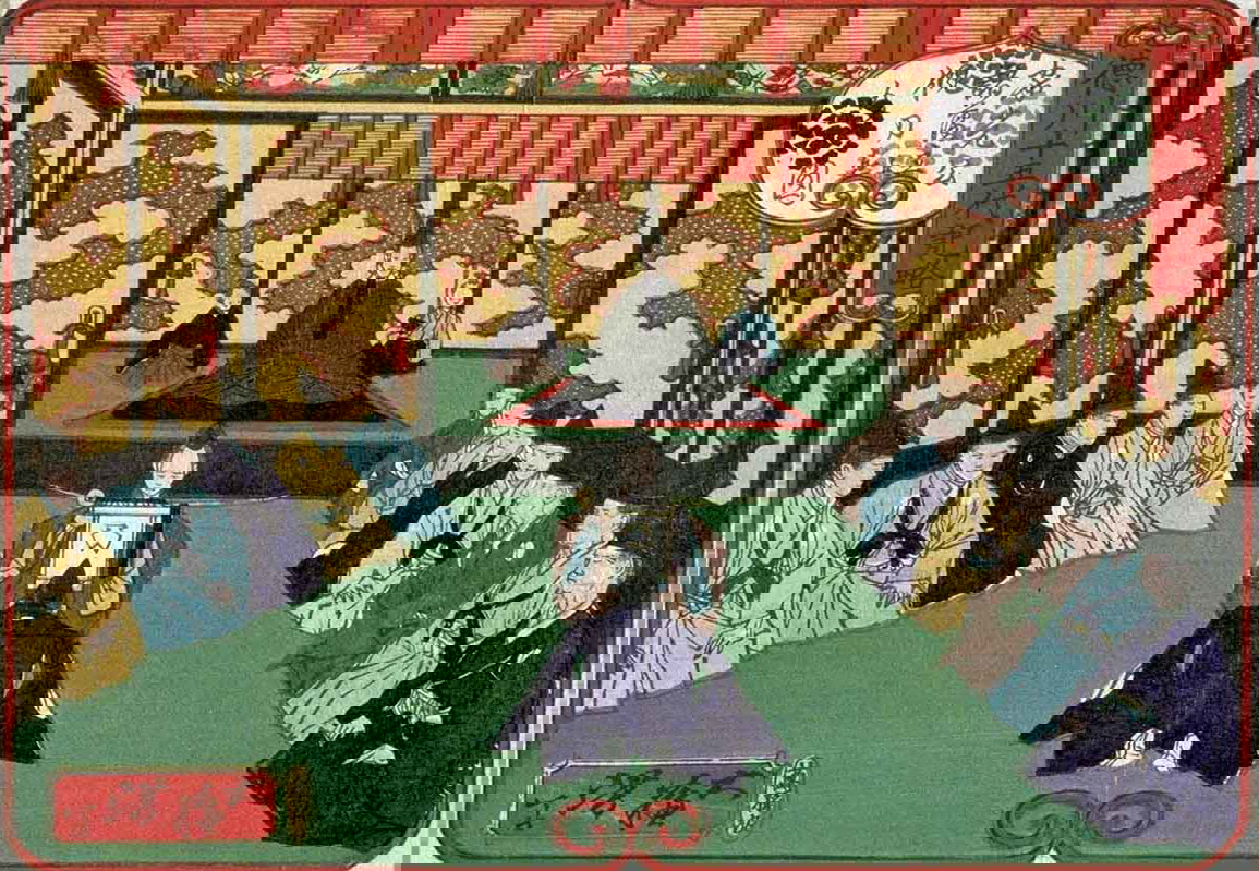 shogun in audience japanese history