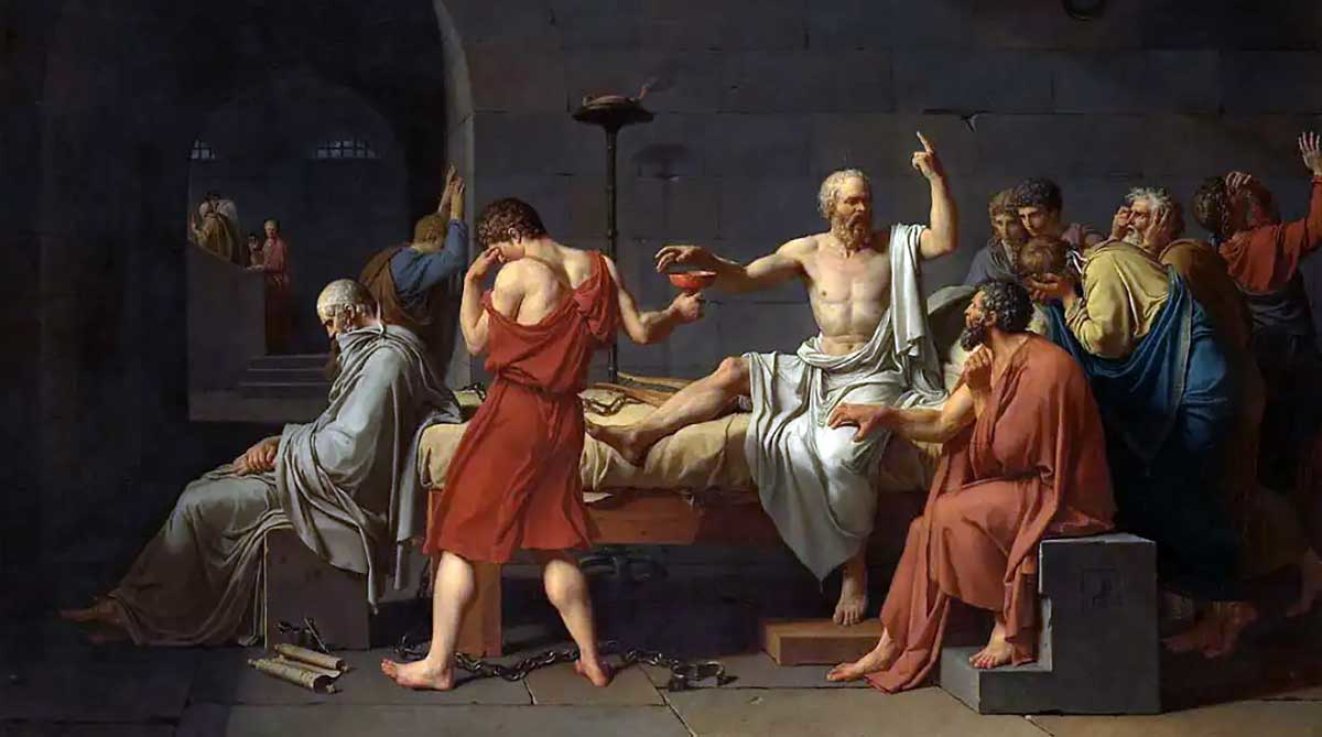 the death of socrates jacques louis david