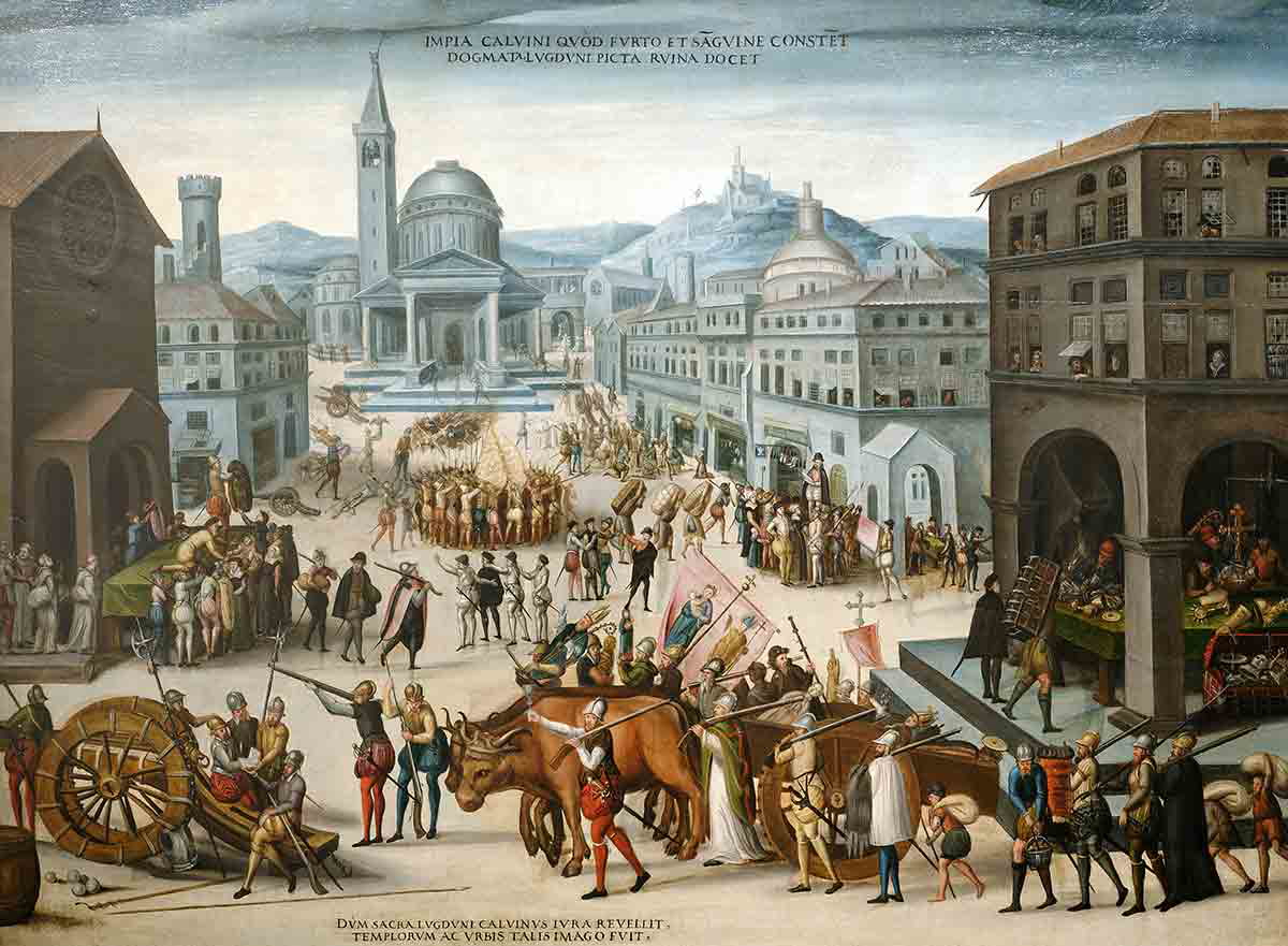 the sack of lyon by the calvinists protestant reformation