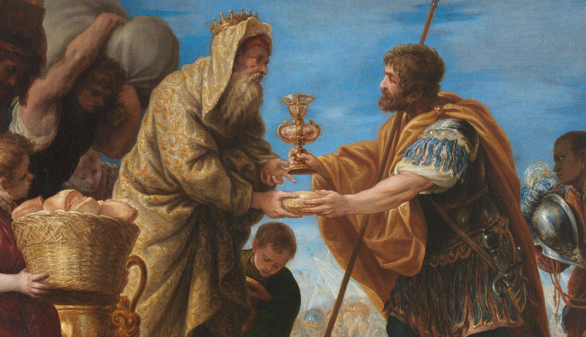 Abraham and Melchizedek, by Juan Antonio de Frías y Escalante