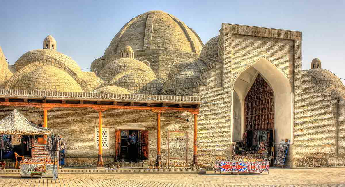 trading domes bukhara
