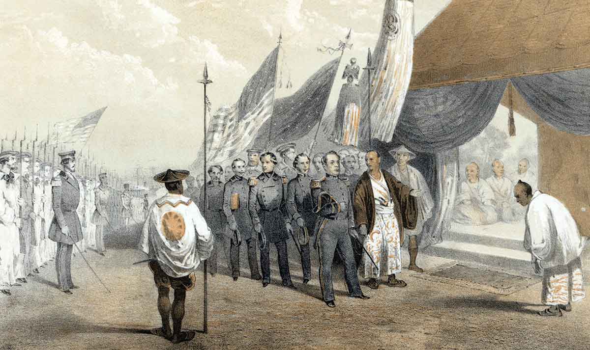 treaty of kanagawa signing japan