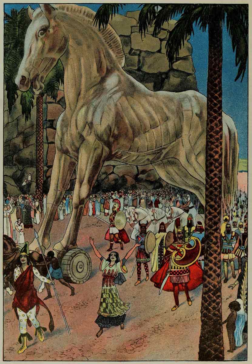 trojan horse illustration