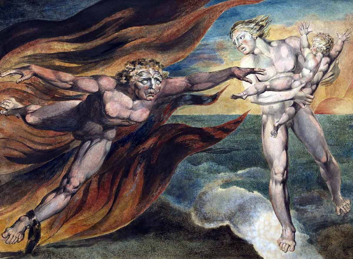 william blake good evil angels