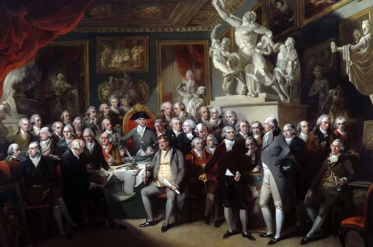 zoffany academy painting