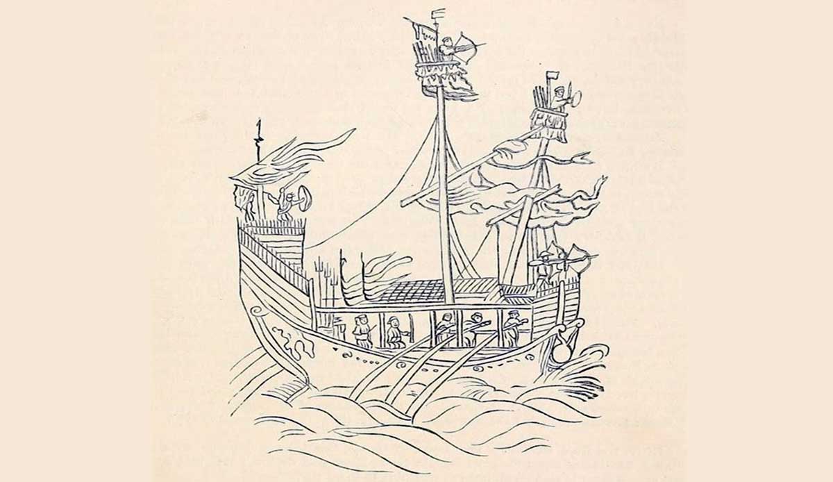 14 century chinese ship