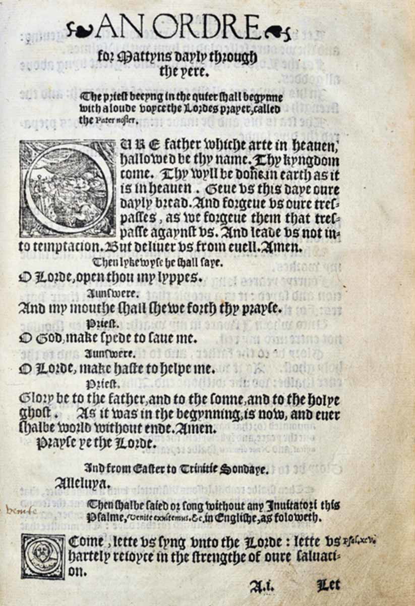 Book of Common Prayer 1549