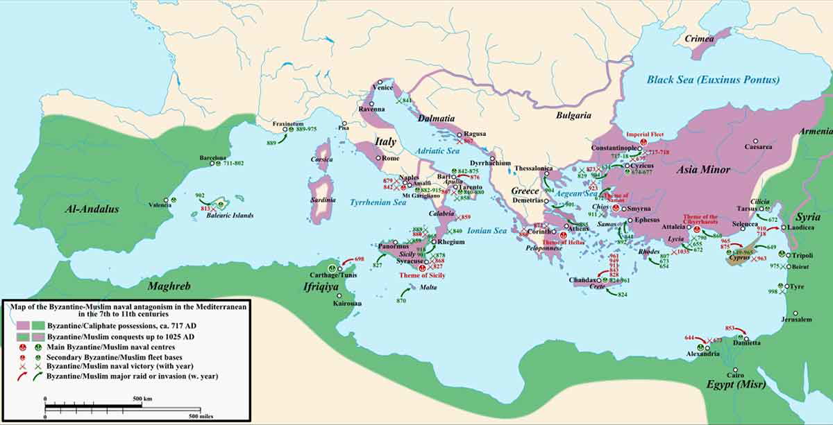 Byzantine empire navy