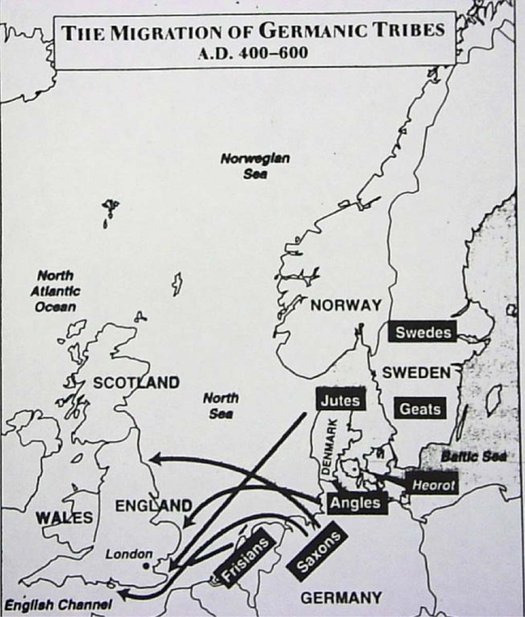 Germanic Tribe Migration 400 600