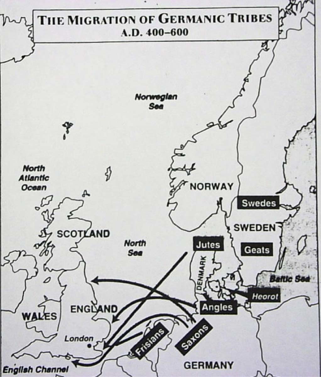 Germanic Tribe Migration 400 600
