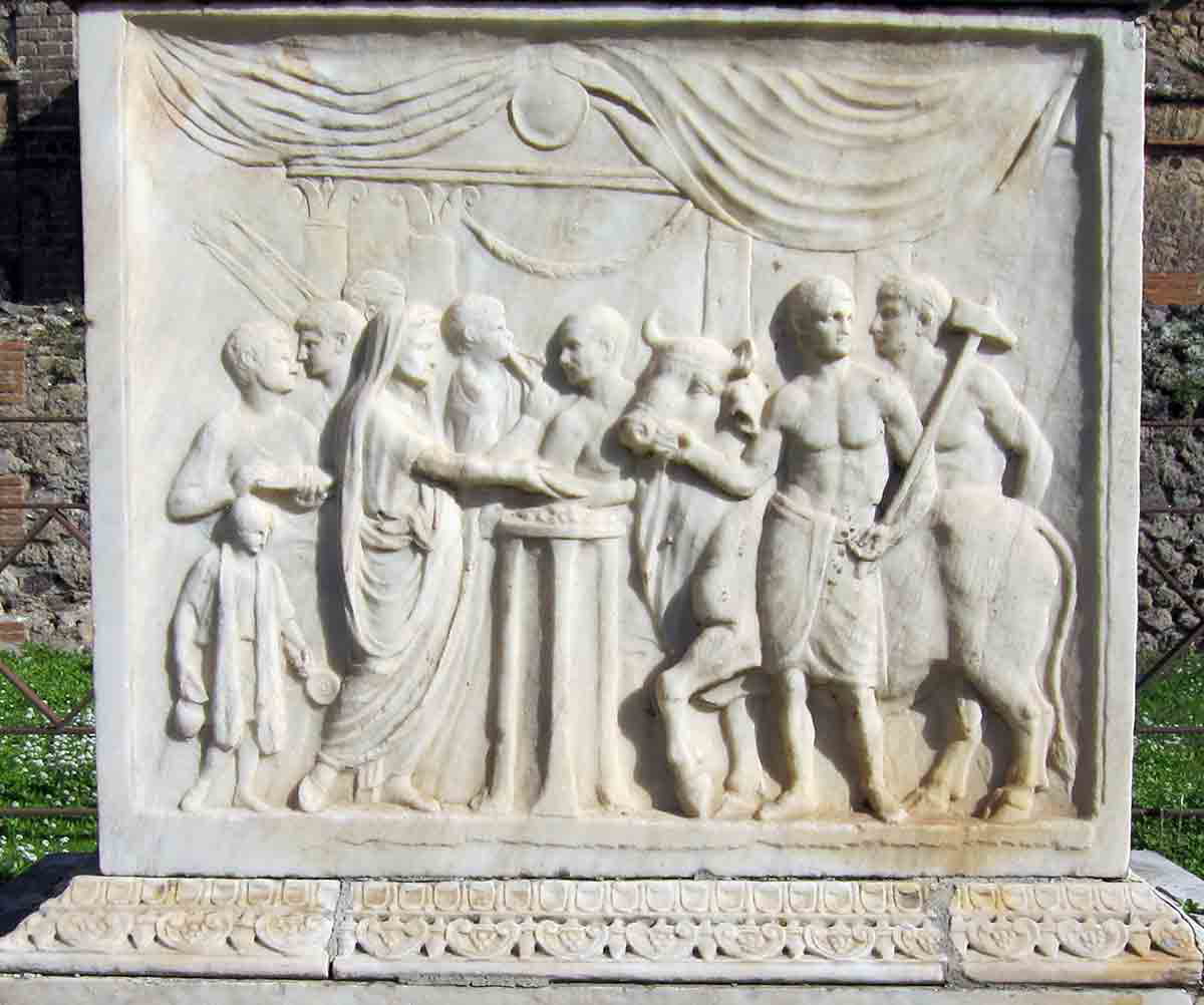 Imperial Genius Altar Pompeii