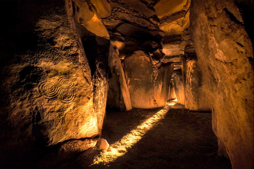 An Irish Neolithic Passage Tomb at Newgrave. Source: National Museum of Ireland
