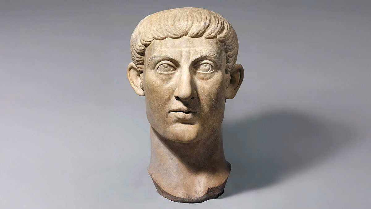 Marble portrait of the Emperor Constantine