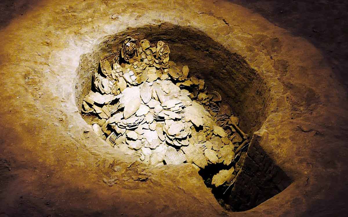 Oracle bones pit