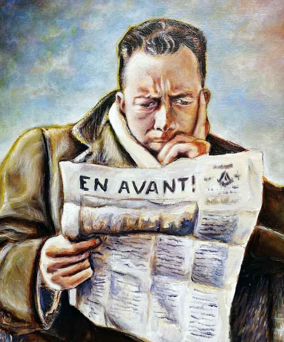 Painting Albert Camus
