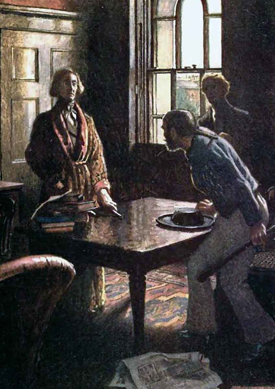 Poe rue morgue byam shaw