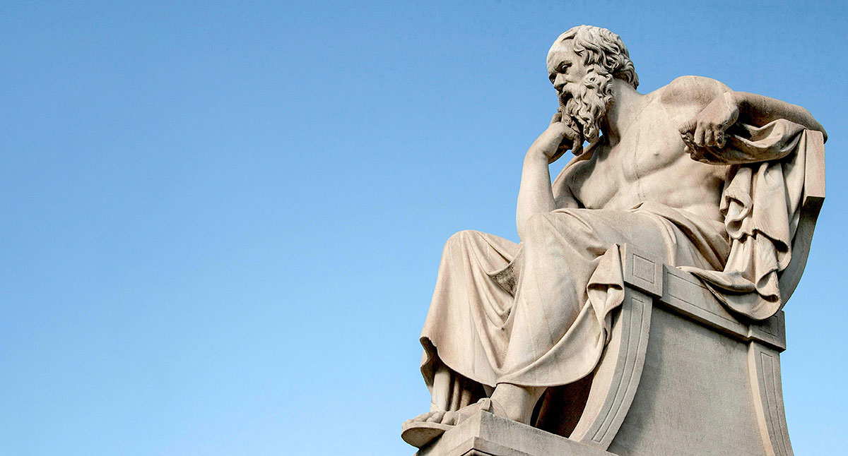 Statue Thinking Socrates