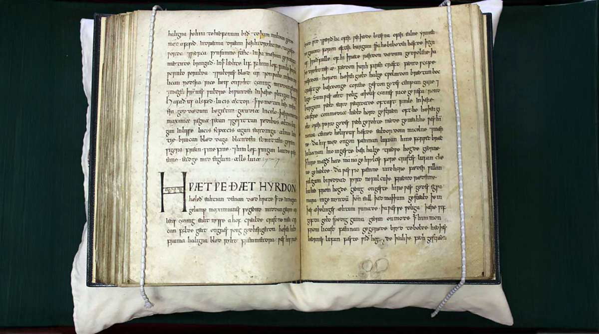 The Exeter Book Spread