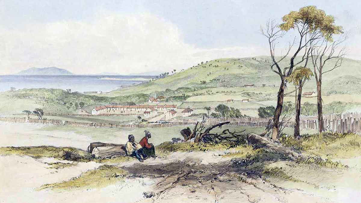 aboriginals flinders island painting tasmania