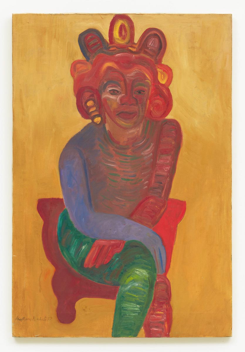 ana mendieta portrait painting